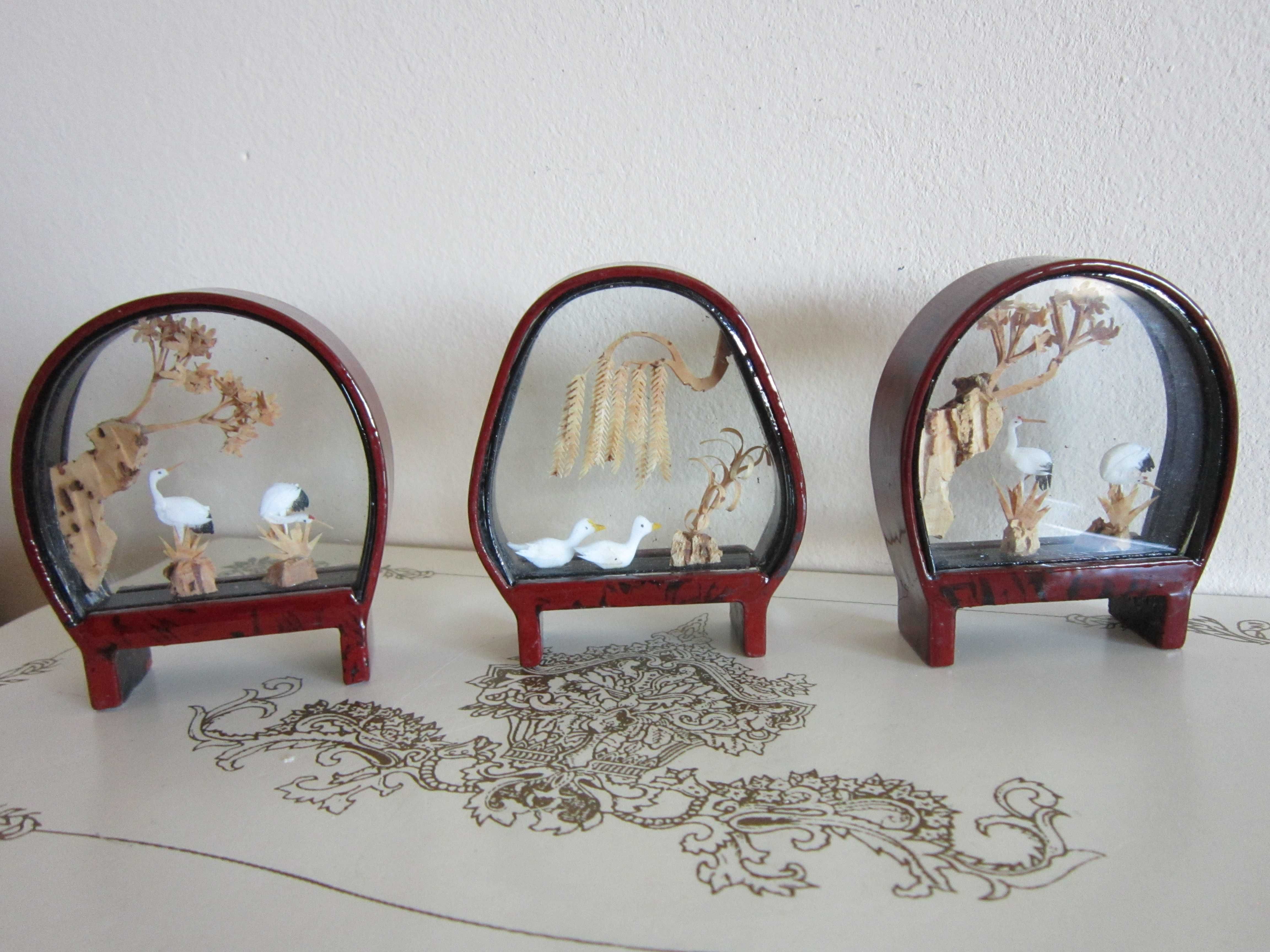cadou rar Diorama miniaturi vintage colectie fabricata China anii '60