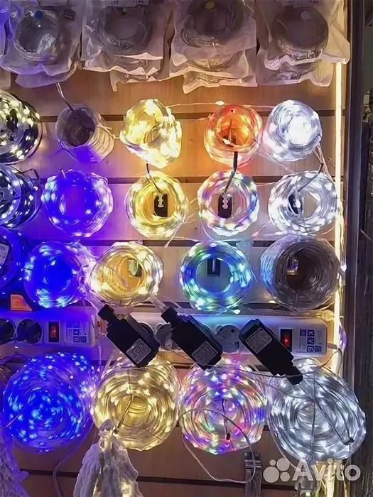 Гирлянда с оптом все виды, водопад, дождик