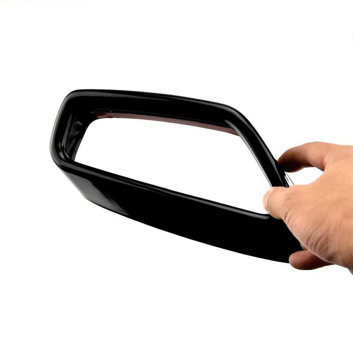 Set 2 Ornamente Metalice Toba Esapament Negru Glossy Bmw Seria 5 G30