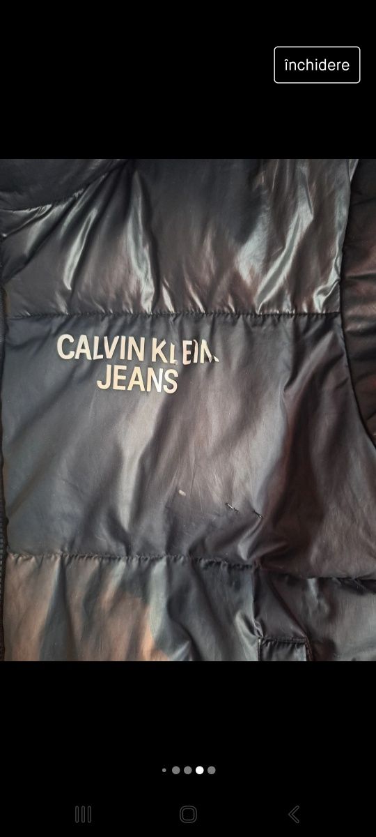 Geacă calvin klein jeans neagră damă