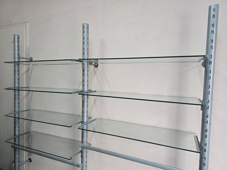 Спешно 4×стъклени рафтове/стелажи за оборудване на магазини