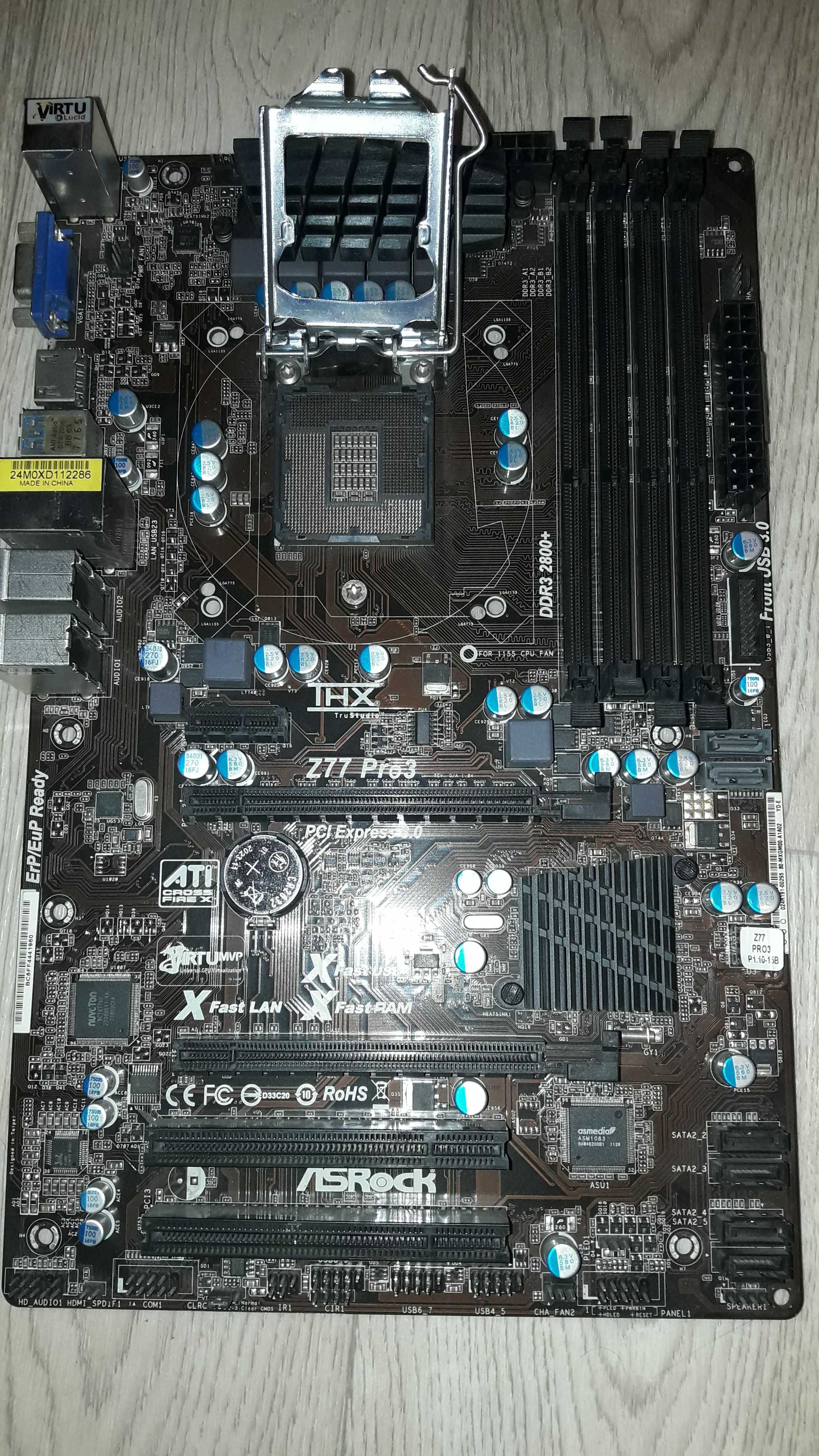 Матплата Z77pro3 1155 сокет