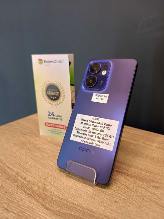 (AG51) Oppo Reno 13 F 5G b953 - Garantie 2 ani!