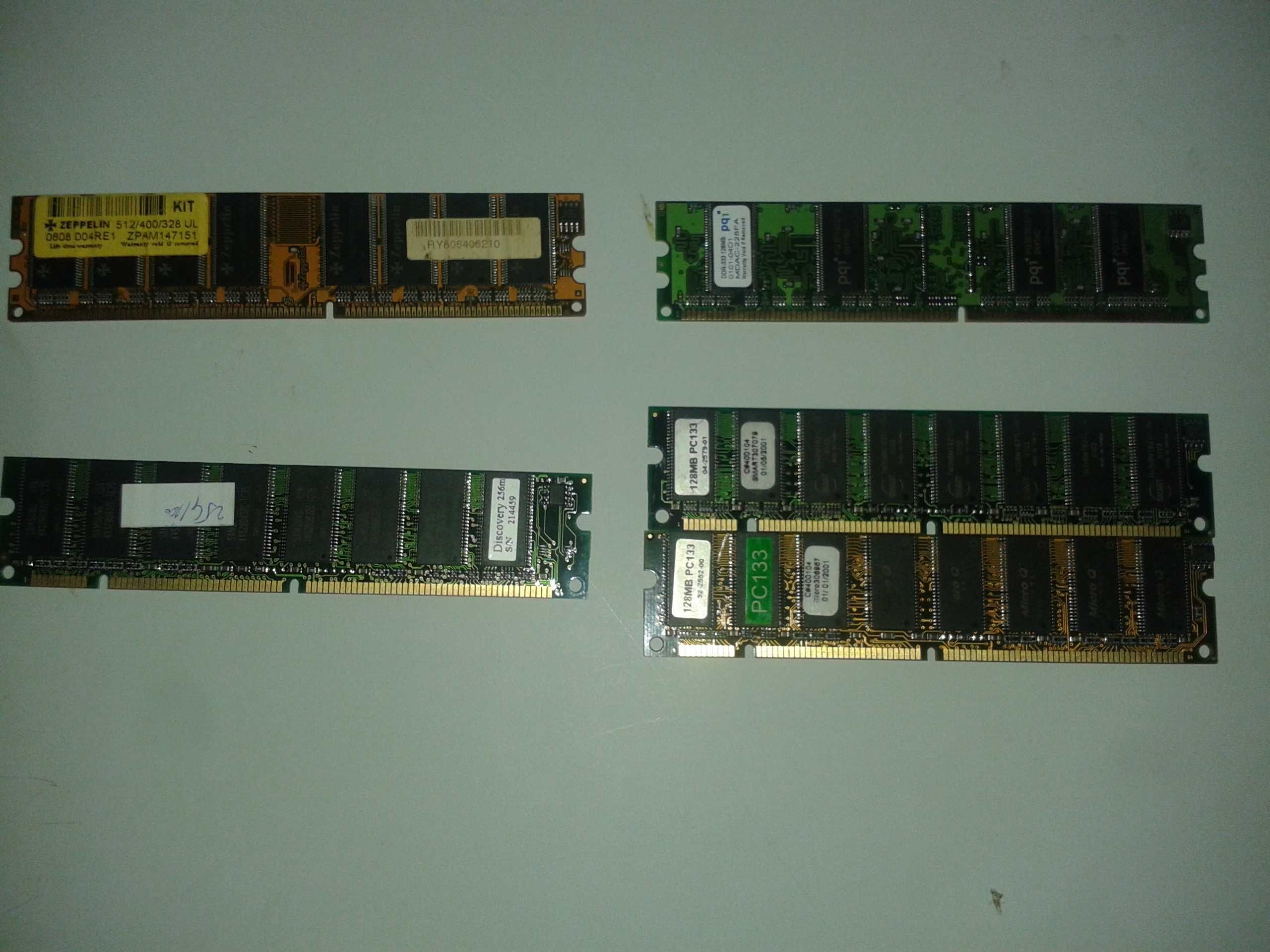 Lot Memorii RAM laptop DDR2; desktop DDR2, DDR1, SDRAM