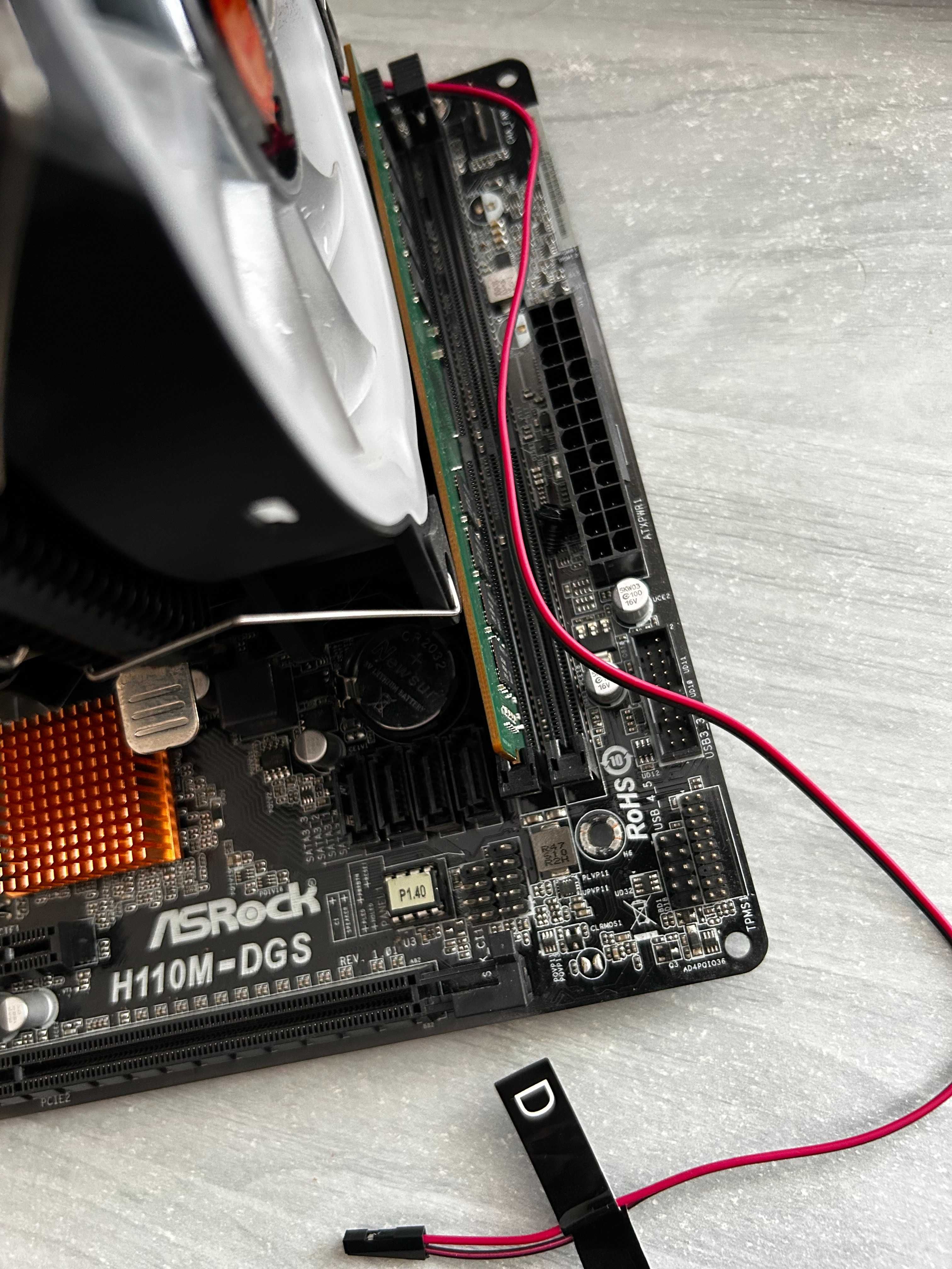 Kit placa de baza +procesor + ram +placa video + cooler