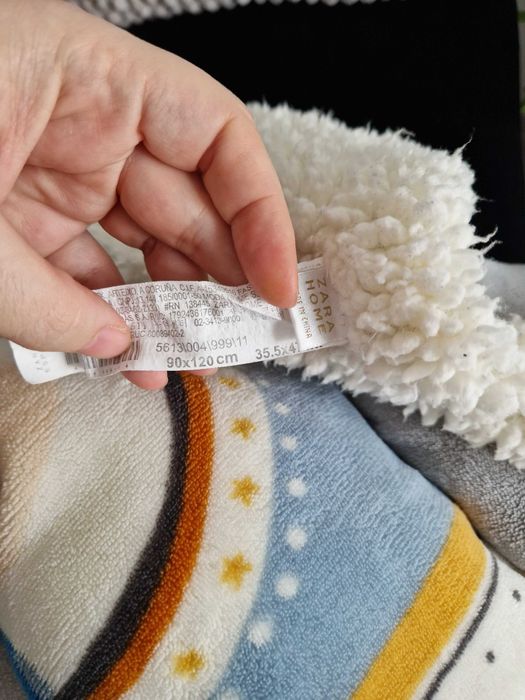 Paturica pufoasa Zara home