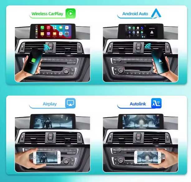 Безжичен Apple Carplay за 1 2 3 4 5 7 Series и още!