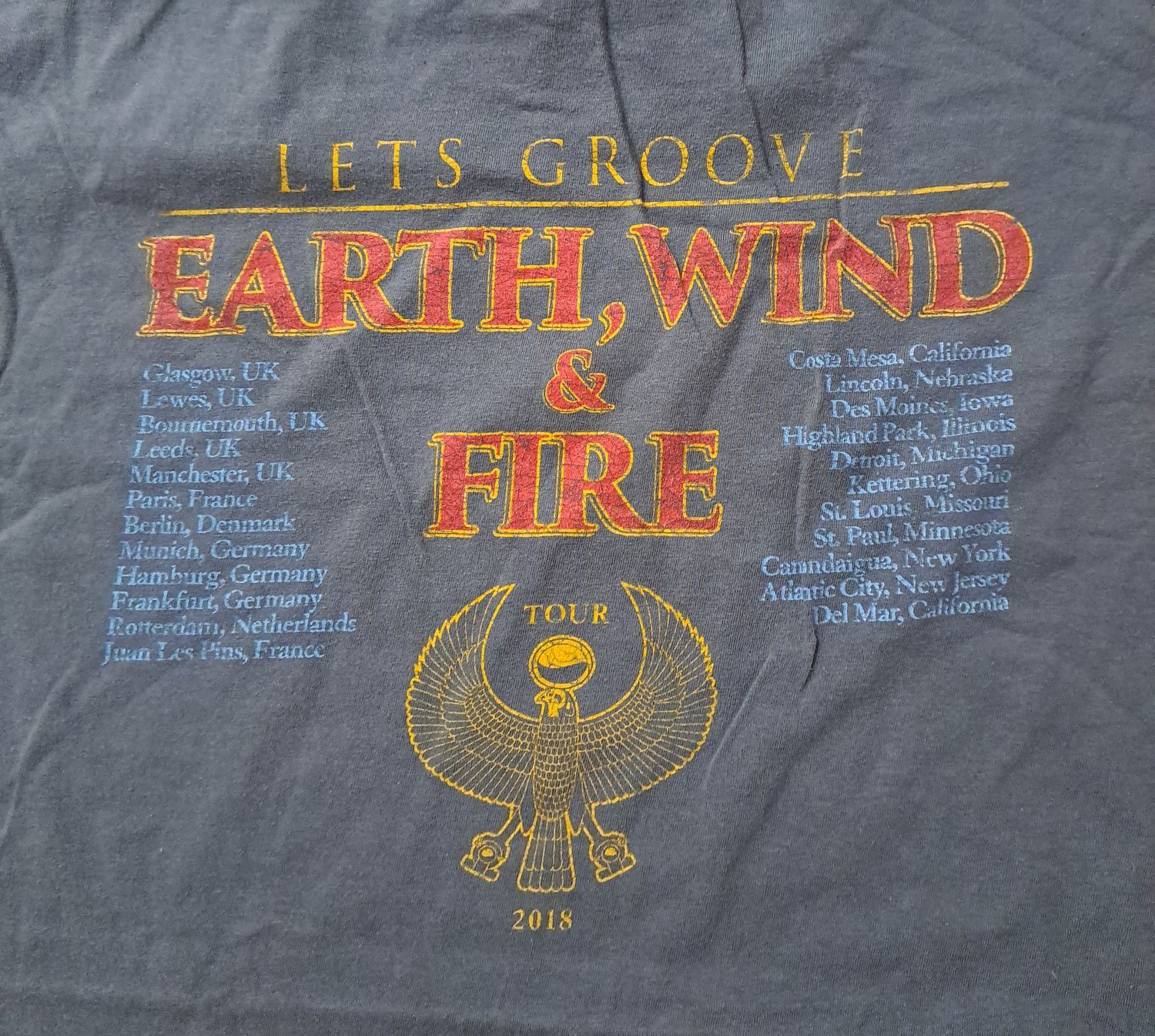 Earth Wind & Fire x Tour T-Shirt 2018