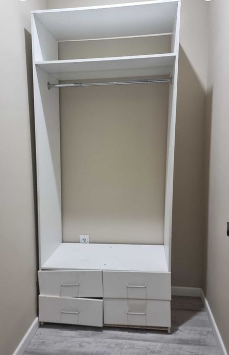 Шкаф гардеробный. Шкаф стеллаж. Шкаф для офиса, кухни. Кровать 1сп.