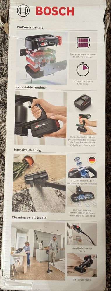 Aspirator vertical Bosch Unlimited 8 gen 2 NOU
