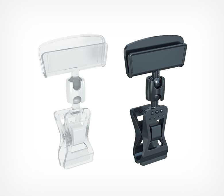 Ценникодержатель на прищепке с широким зажимом. Ценник. Прищепка