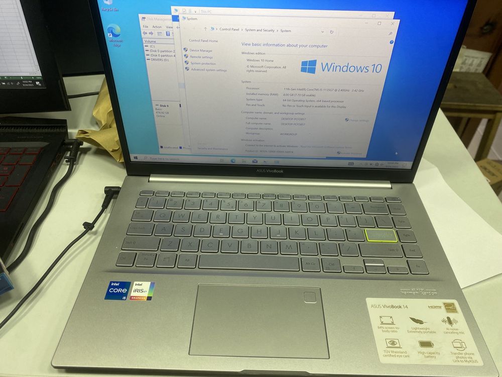 Asus VivoBook i5 11th 8ram 500gb ssd