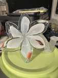 Floare de cristal din sticla de MURANO model deosebit Vintage,stare pe