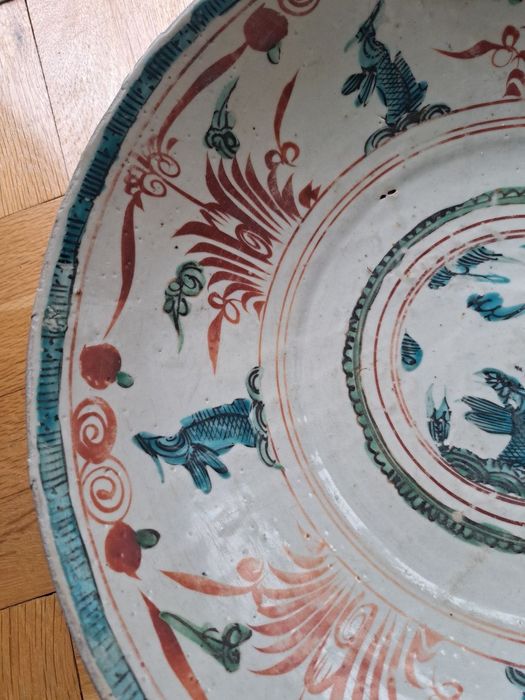 Стара китайска чиния ,  “Swatow” ware. Late Ming.     Стара китайска ч