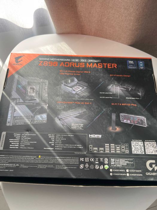 Placa de baza Gigabyte Aorus Z890 Master LGA1851 PCIE5 DDR5 NOU
