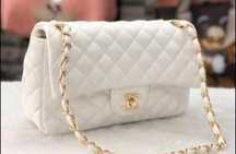 Set Chanel Jumbo (geanta 31cm L+portofel),saculet ,etichetă