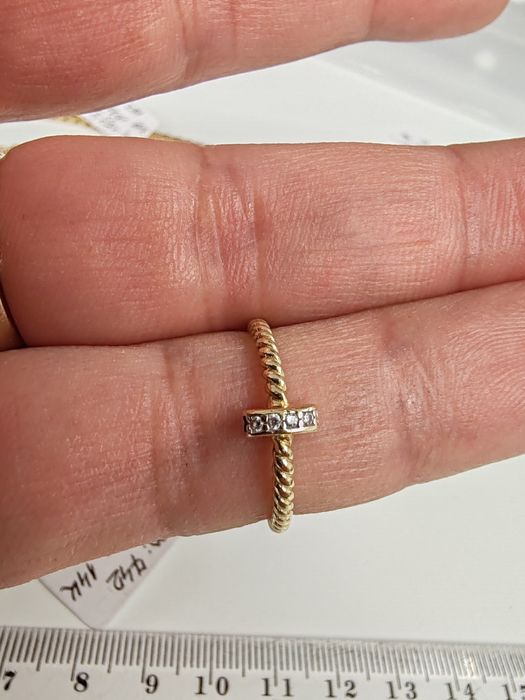 Inel damă Aur 14k Gr 1,53 cod unic 742
