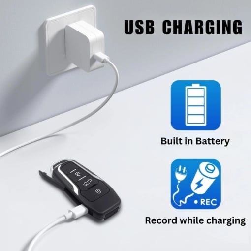 Ключ за кола с шпионска камера +64 gb