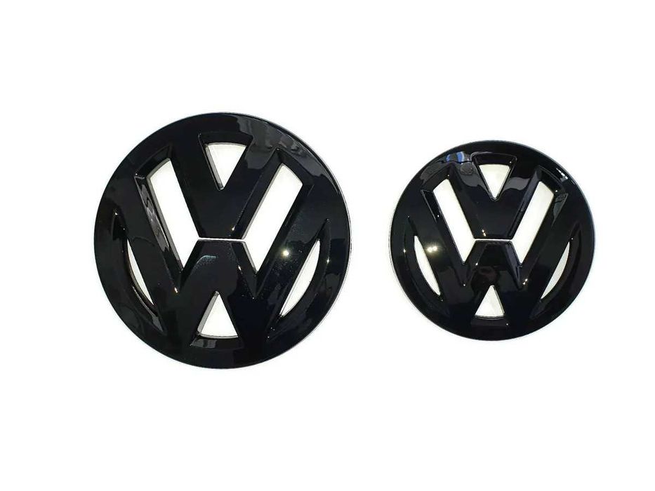 Set Embleme Cu Prinderi Originale Volkswagen VW Scirocco, Negru Lucios
