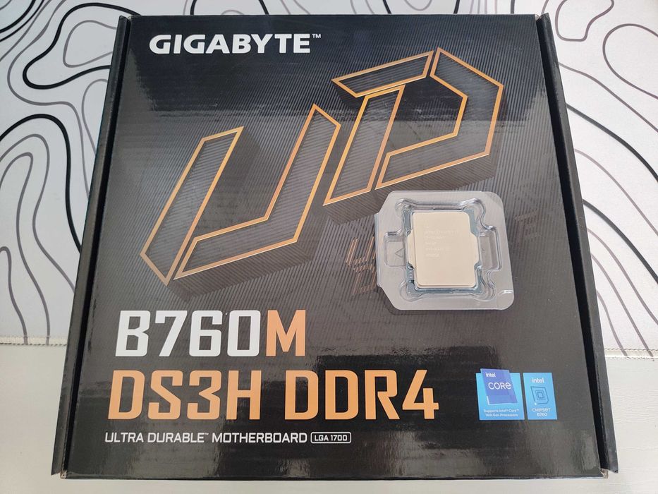 Комплект Intel Core i7-12700KF, Gigabyte B760M DS3H DDR4