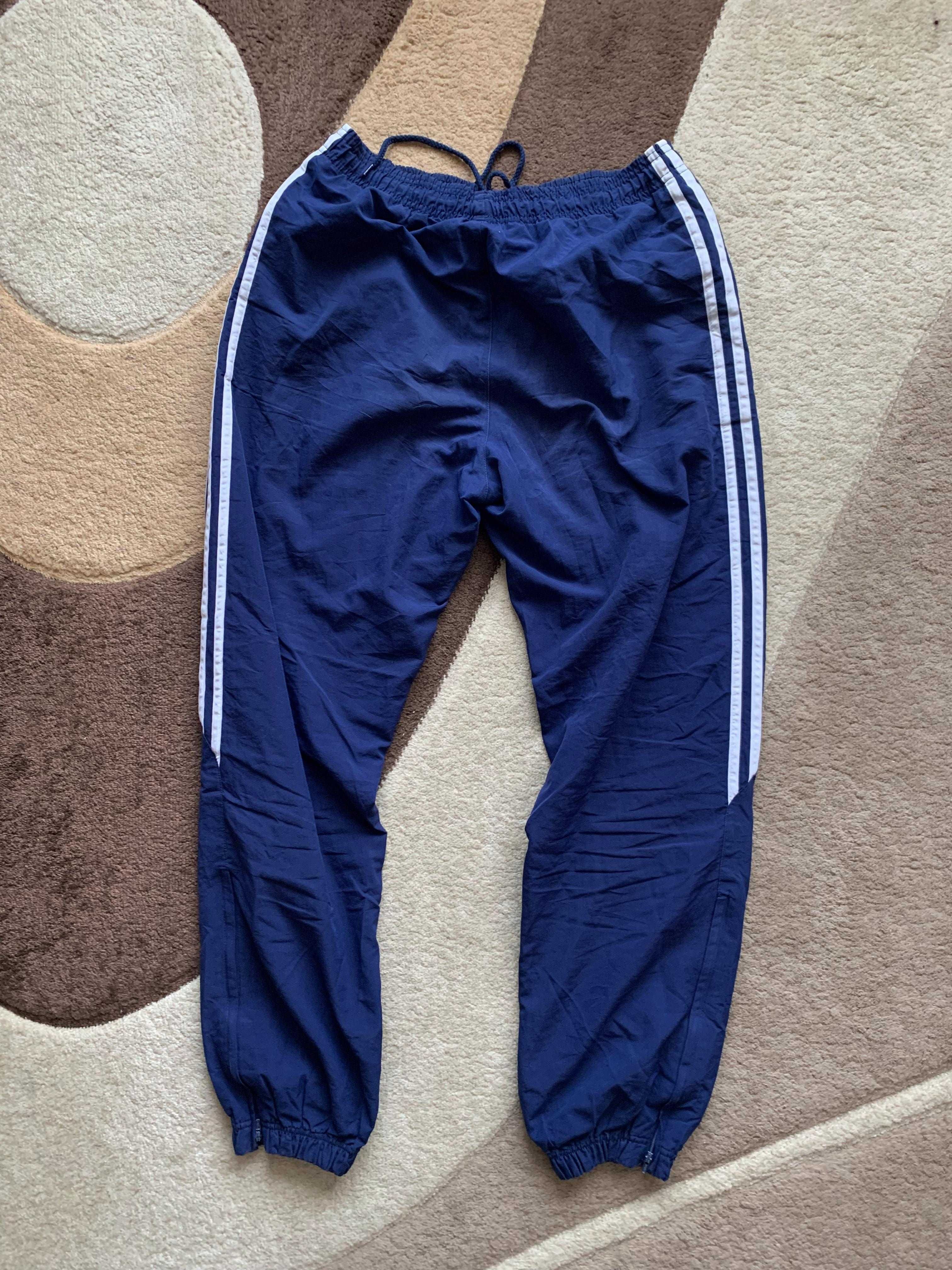 Parachute Adidas Vintage Albastri Marimea M Pantaloni Fas