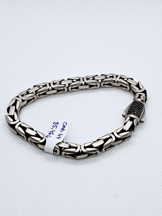 Vand bratara din argint 925 model bizantin 35.46 g cod 44