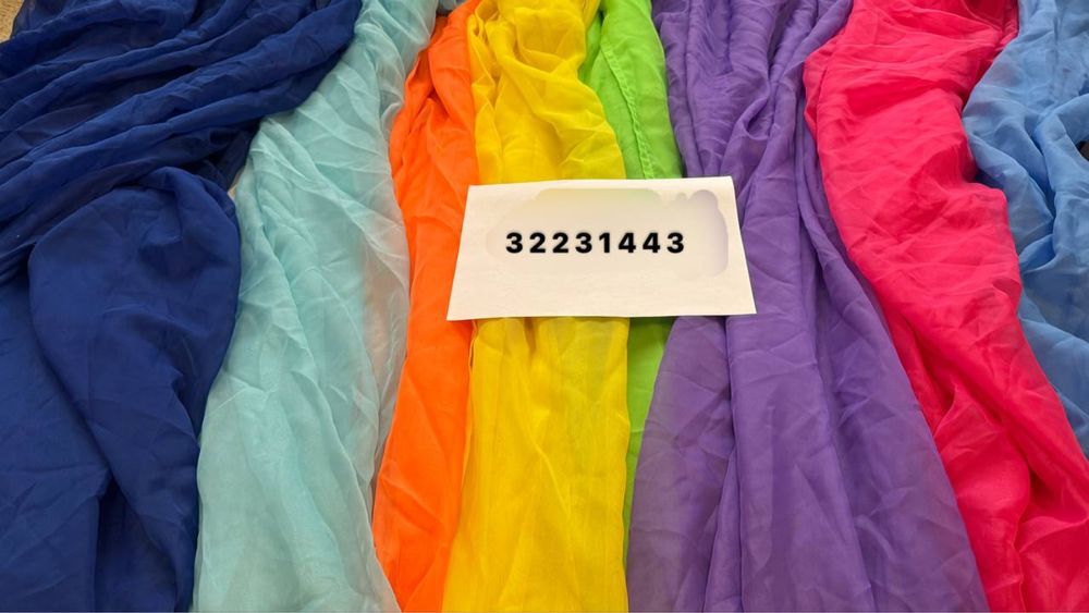 Продам тюль разных цветов готовые