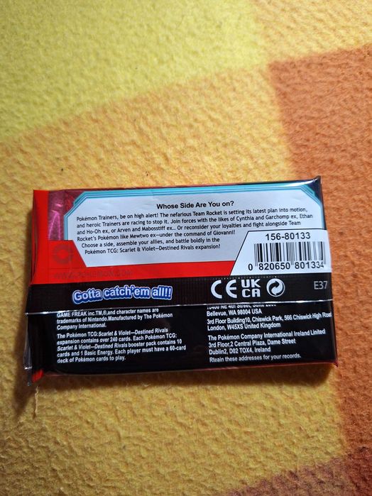 Vând pachete Pokemon (Destined Rivals si Prismatic Evolution)