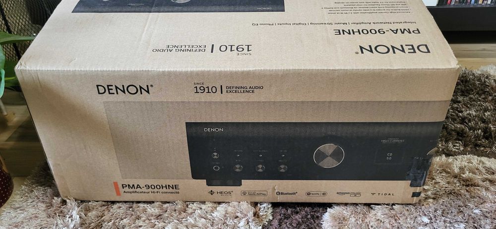 Denon PMA-900HNE, amplificator Hi-Res, streamer integrat, nou la cutie