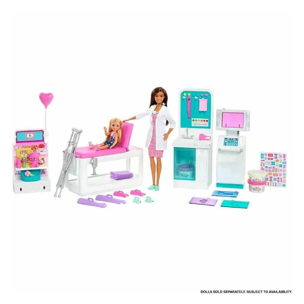 Кукла Барби Barbie Лекар с Ортопедична клиника Комплект Mattel