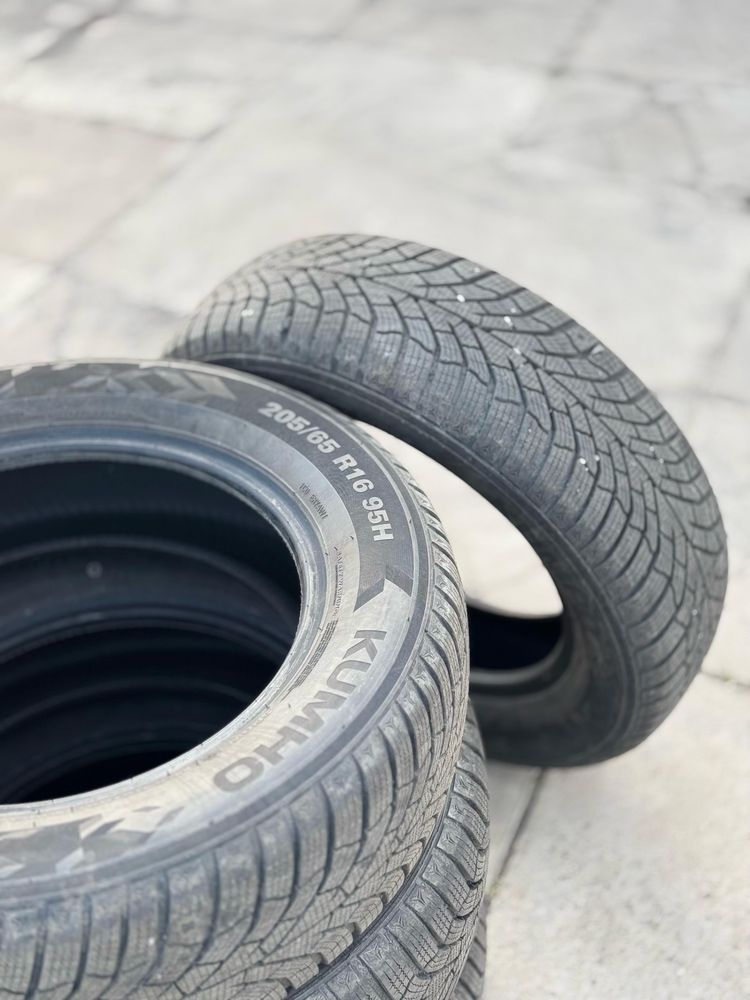 Продается новый комплект зимних шин Kumho, 205/65R16