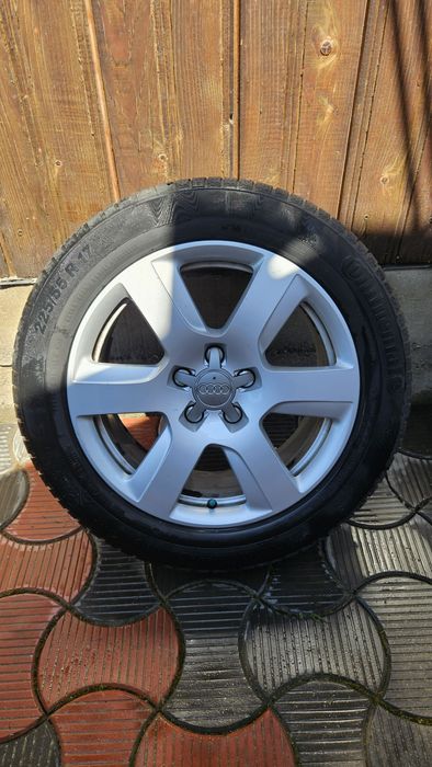 Jante Audi 17” originale cu anvelope Continental 225/55 R17