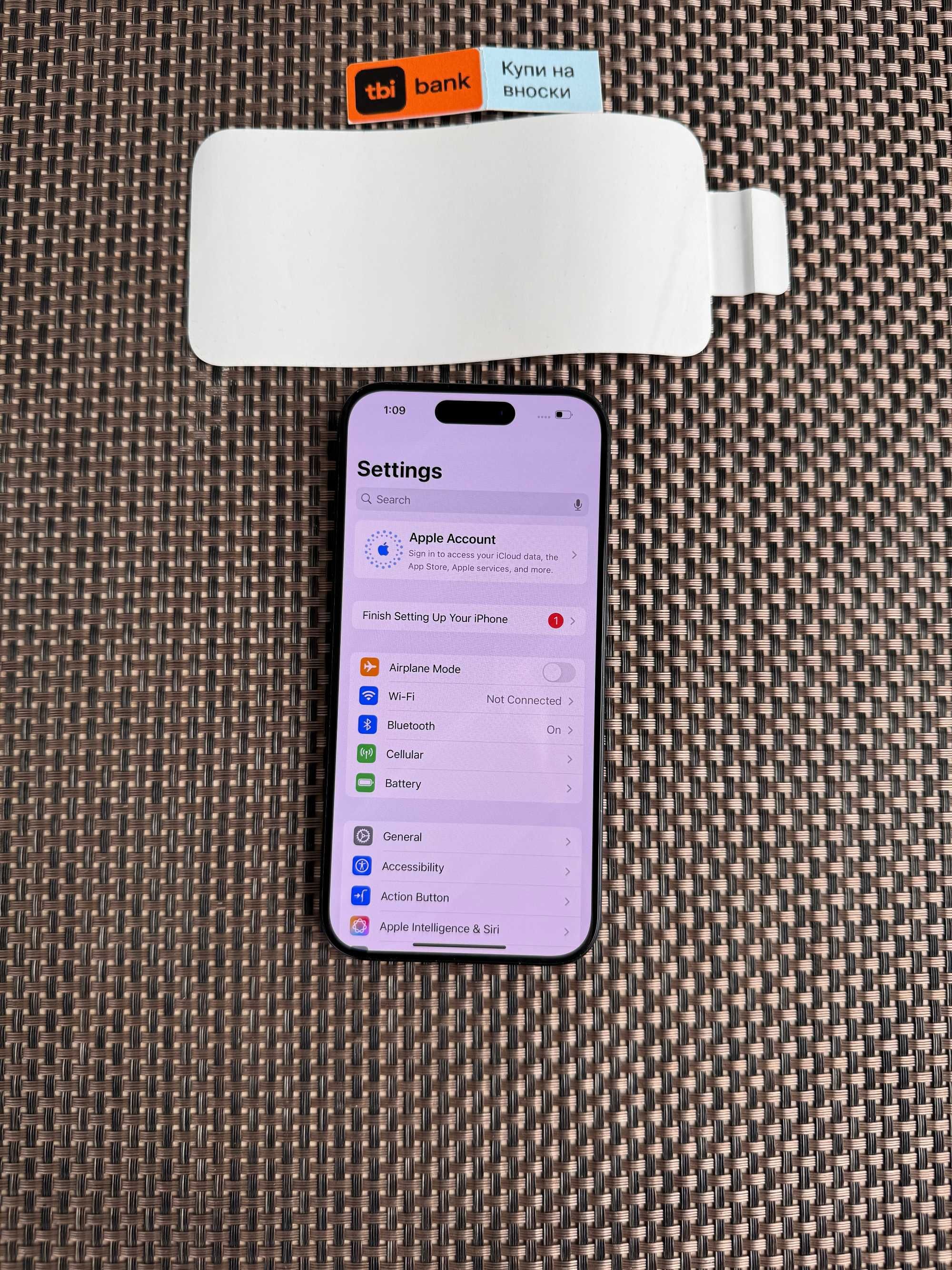 100% BATTERY! iPhone 15 Pro Лизинг от 56лв/м Blue Titanium Гаранция