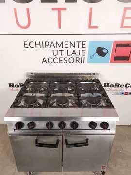 OUTLET FALCON - Masina de gatit aragaz 6 focuri + cuptor pe Gaz