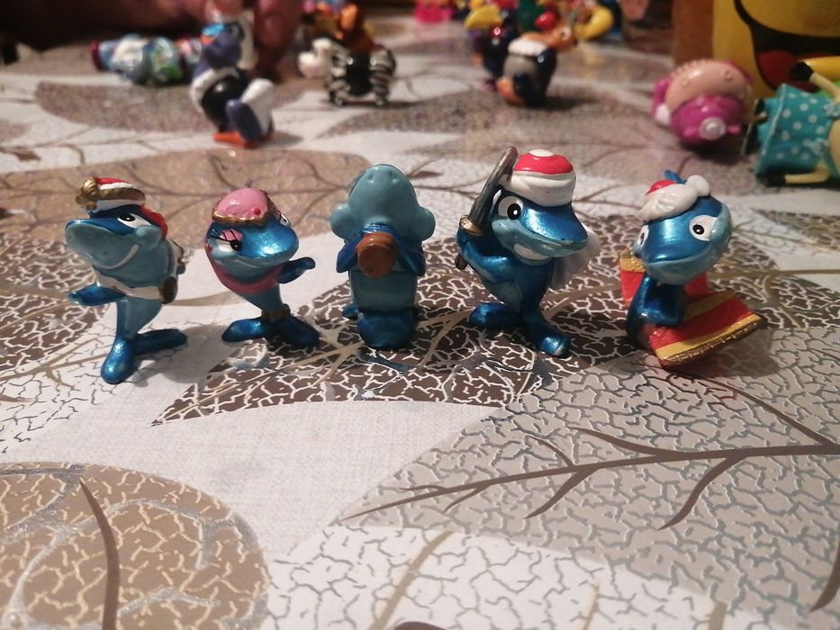 Коллекционные фигурки „Киндер сюрприз” „Delfino Blues” 1999 года