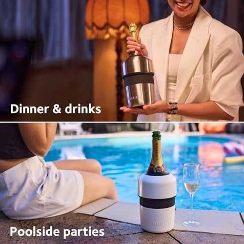 Нов луксозен Охладител за пенливо вино с вакуумна изолация без лед