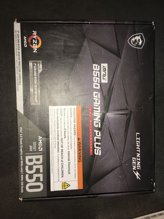 Placa de baza MSI B550 gaming plus