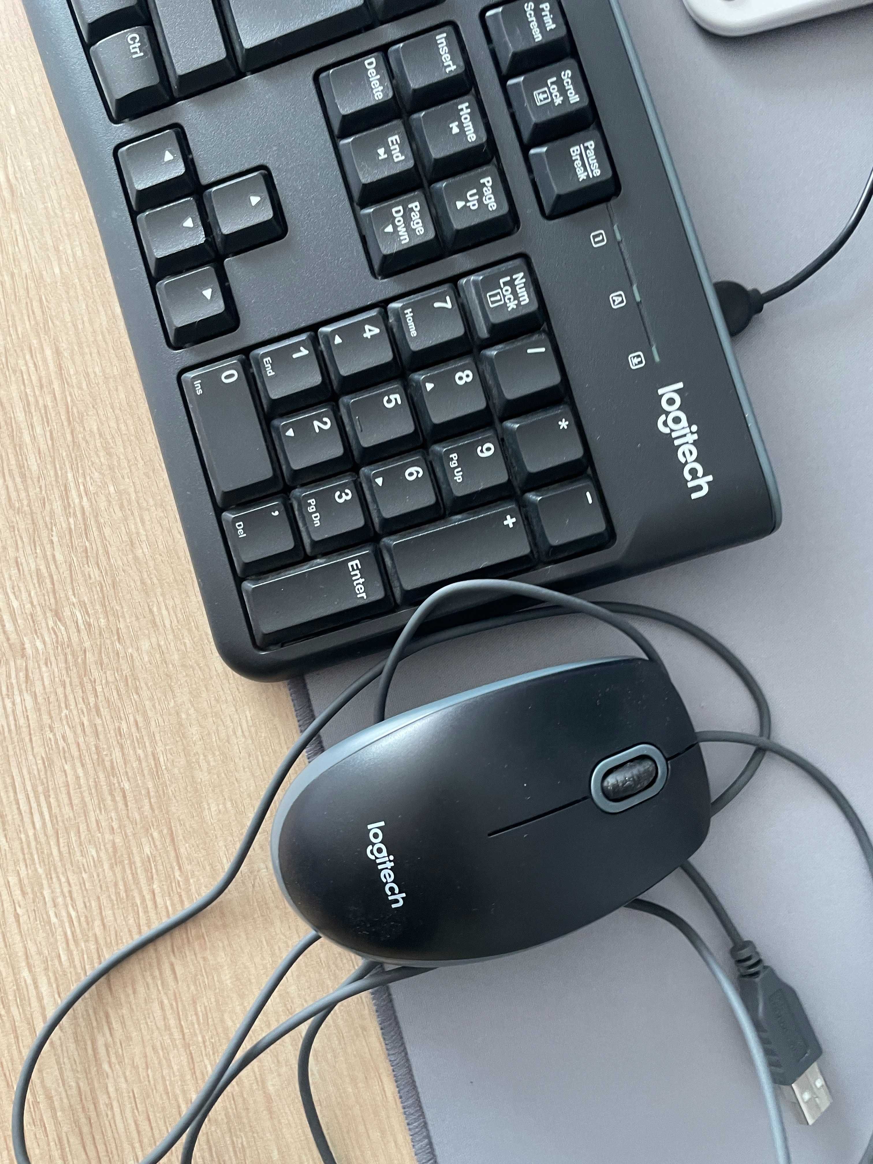 Клавиатура + мишка - Комплект Logitech MK120