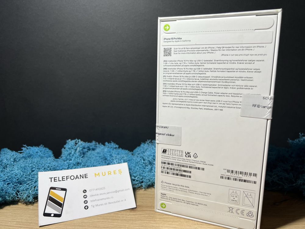 Iphone 16 Pro Max Sigilat 256Gb Desert 24 luni garantie Telefoane Mure
