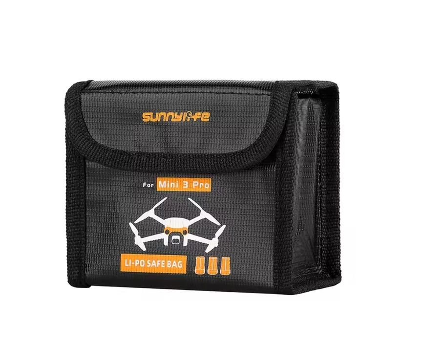 Husă transport acumulatori dronă în bagajul de cală