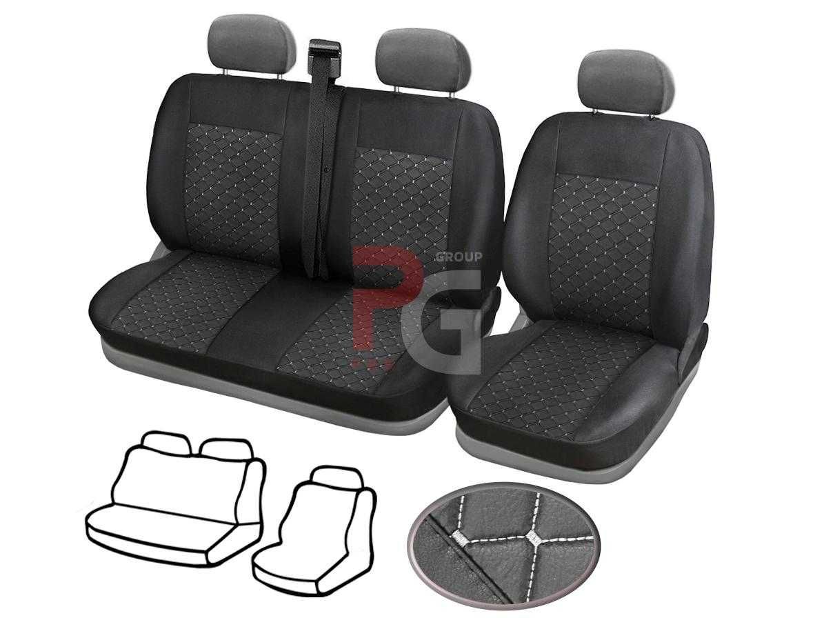 Huse scaune tapiserie 2+1 VW T4 (1990-2003) piele ecologica.