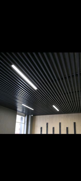 Потолки Грильято, Кубообразные реечные