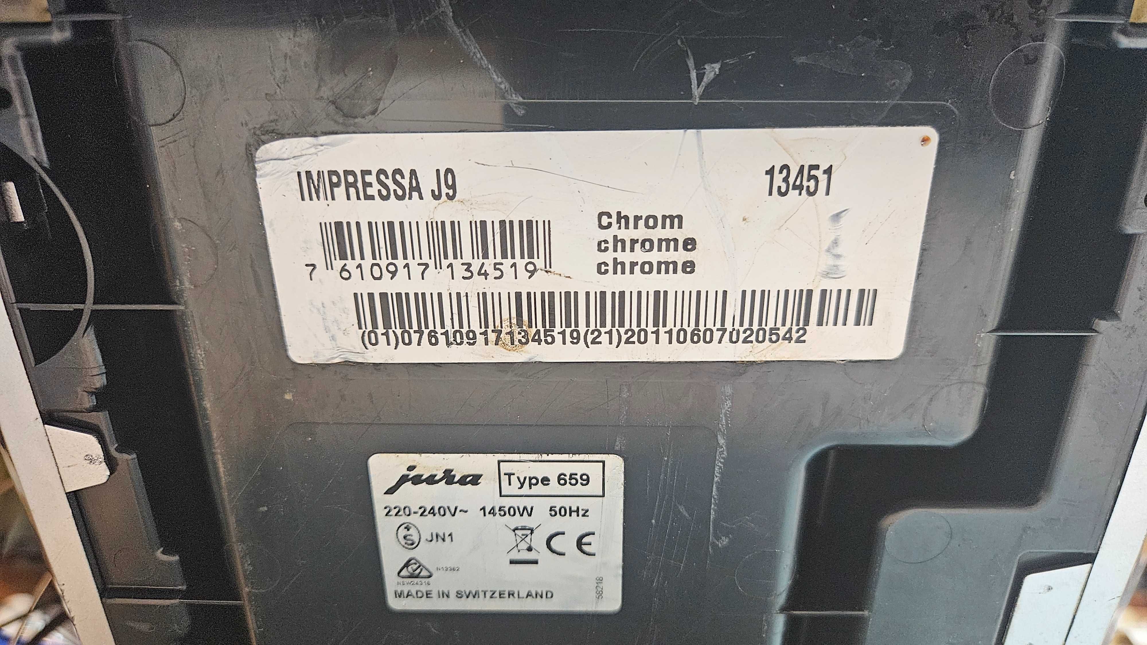 Expresor cafea Jura Impressa J 9 crom