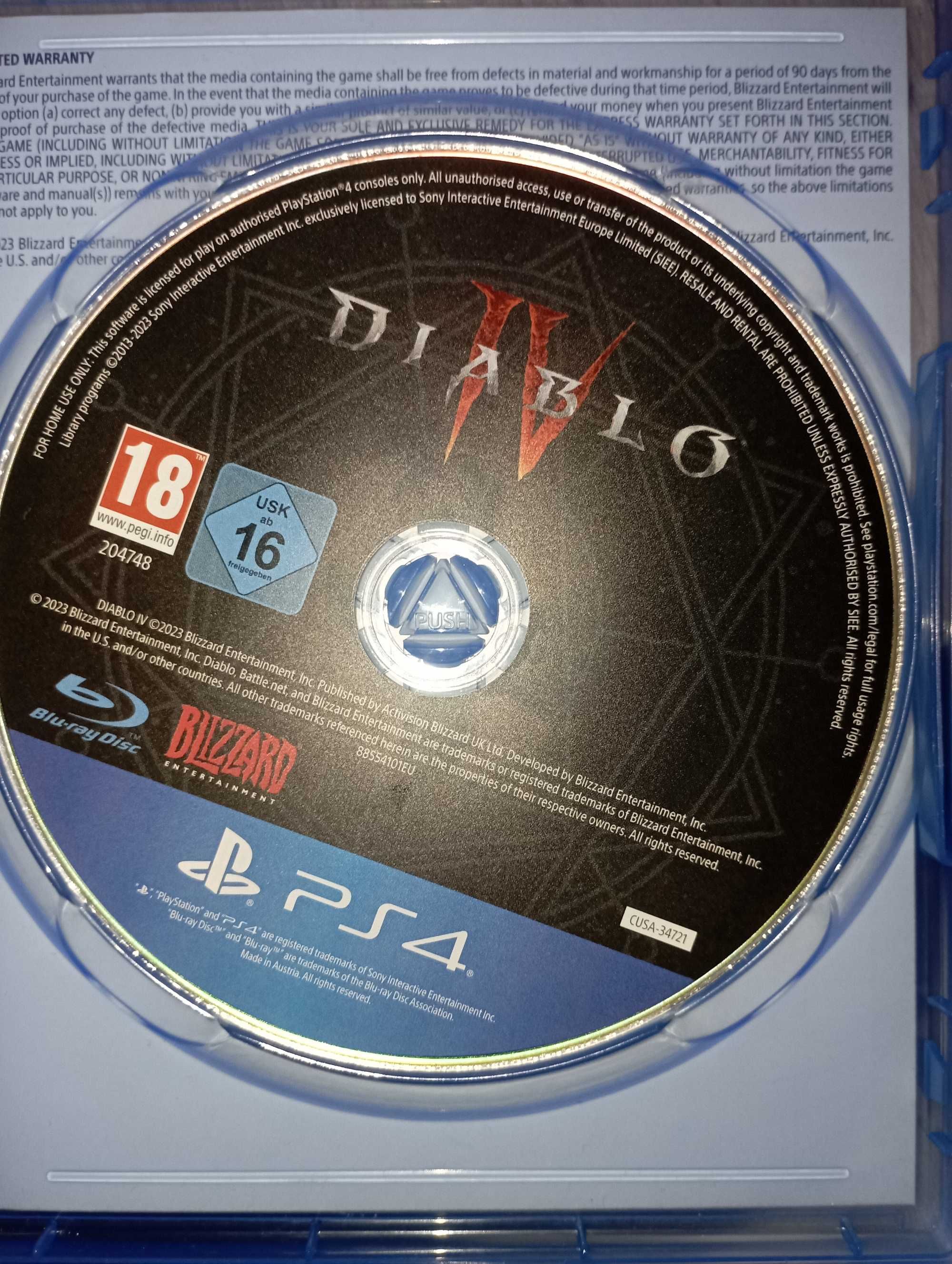 Игра Diablo IV ps 4