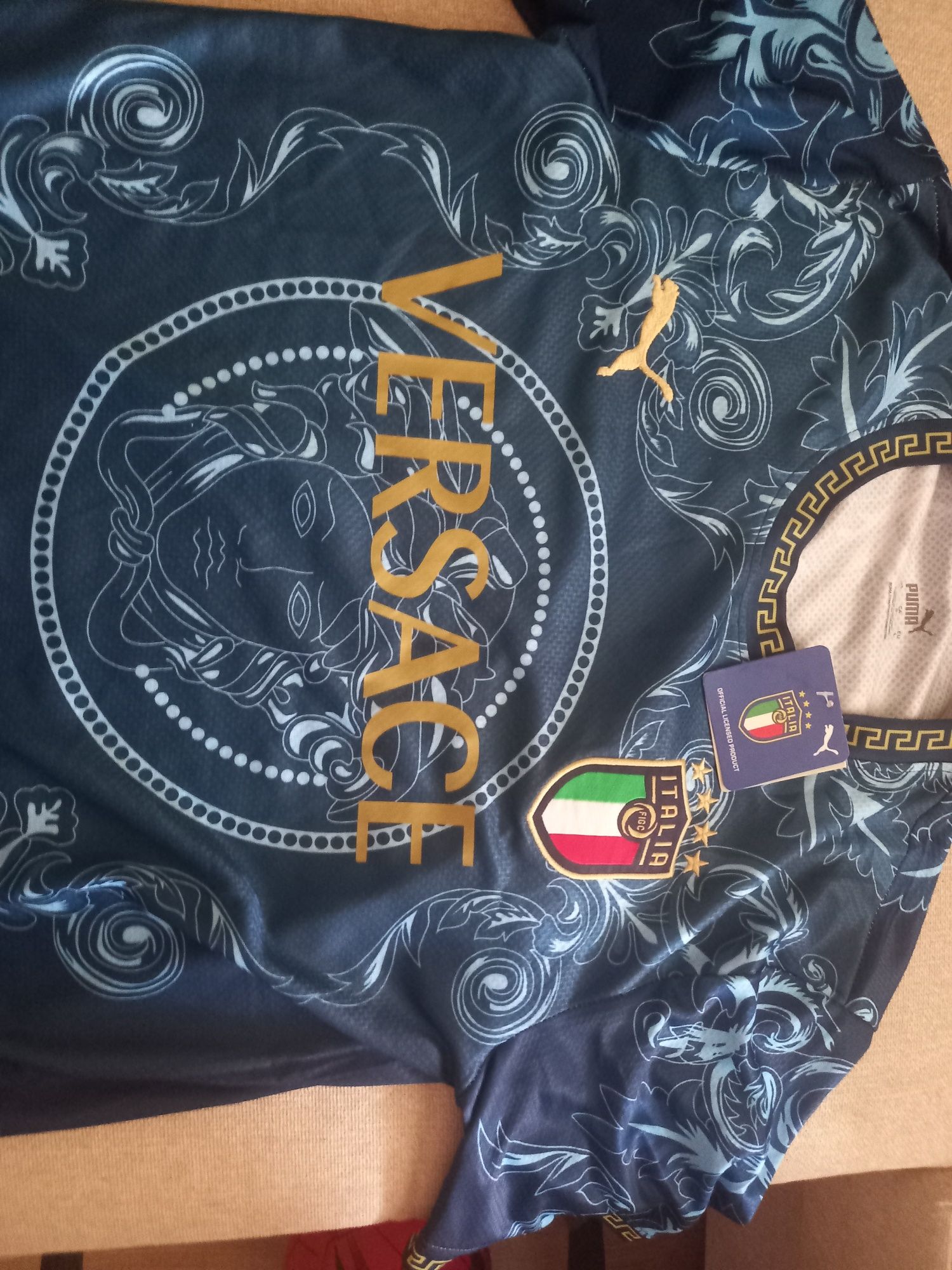 Футболна тениска на Италия Версаче Football T-Shirt Italy Versace