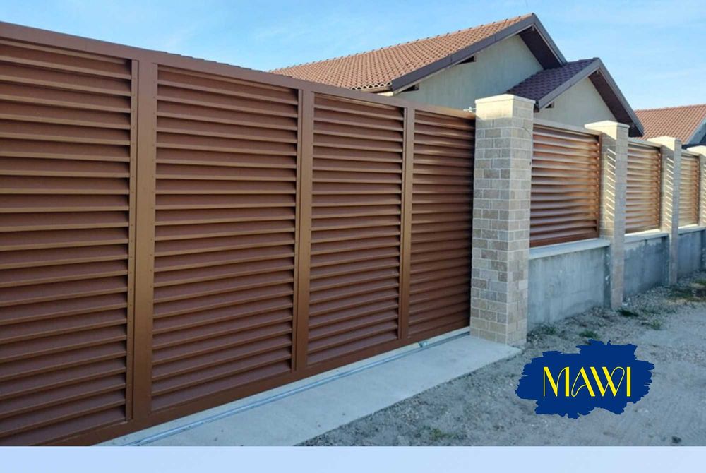 Porti / Garduri moderne de tip jaluzele din Aluminiu