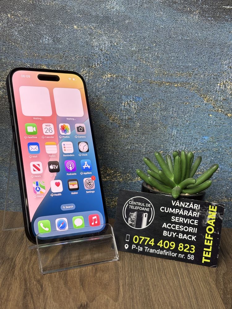 Iphone 15/128Gb/Garantie 2Ani Centrul de Telefoane/Rate