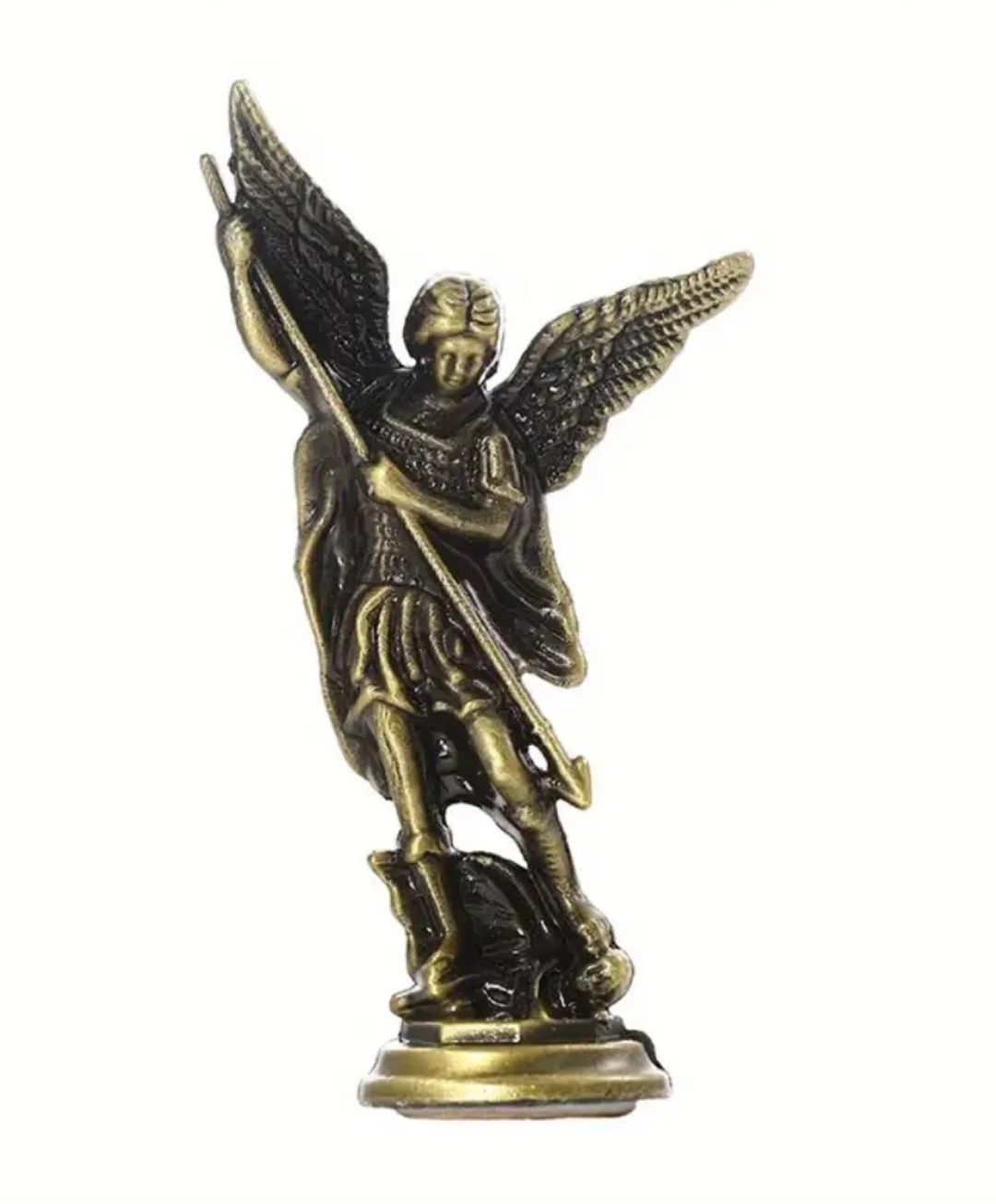 Mini statuetă Sf. Arhanghel Mihail în lupta cu balaurul