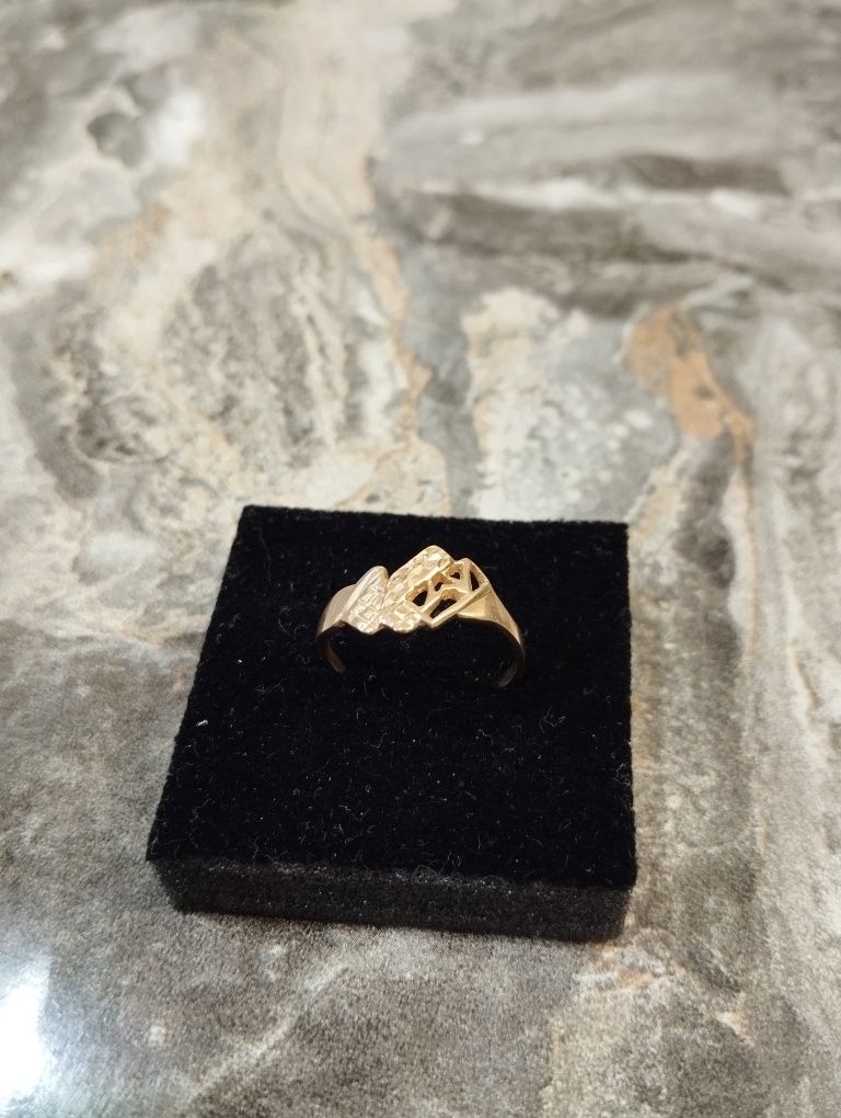 Золотое кольцо, алмазная грань, проба 585 Россия