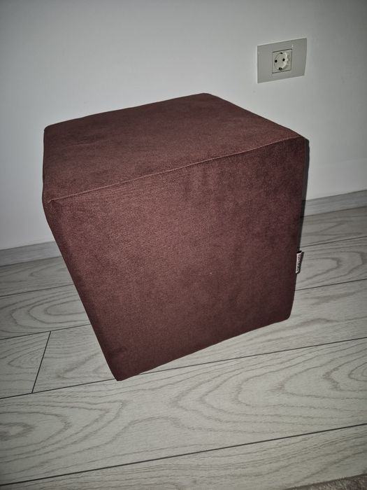 Taburet solid de stofa Casa Rusu